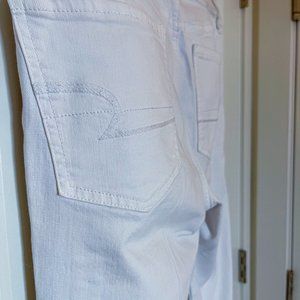 White Flare American Eagle Jeans